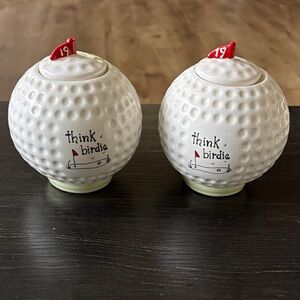 Golf ball birdies holders desk decor